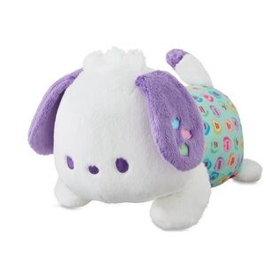 Sanrio Pochacco Plush with Sweethearts Candy Print Fabric